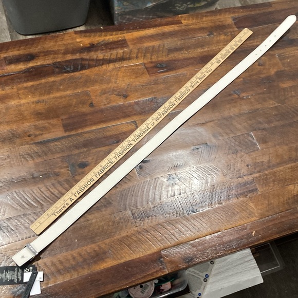 New Lauren Ralph Lauren reversible pink white belt - Picture 7 of 7